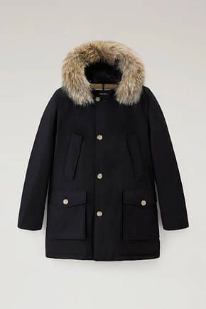 Woolrich Gift ideas jacket artic parka Men Cotton Black