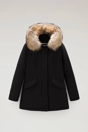 Woolrich ギフトアイデア Jacket artic parka 女性 コットン 黒