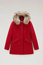 Woolrich Gift ideas Jacket artic parka Women Cotton Red Dark Red