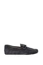 Tod's Loafers Men Suede Gray