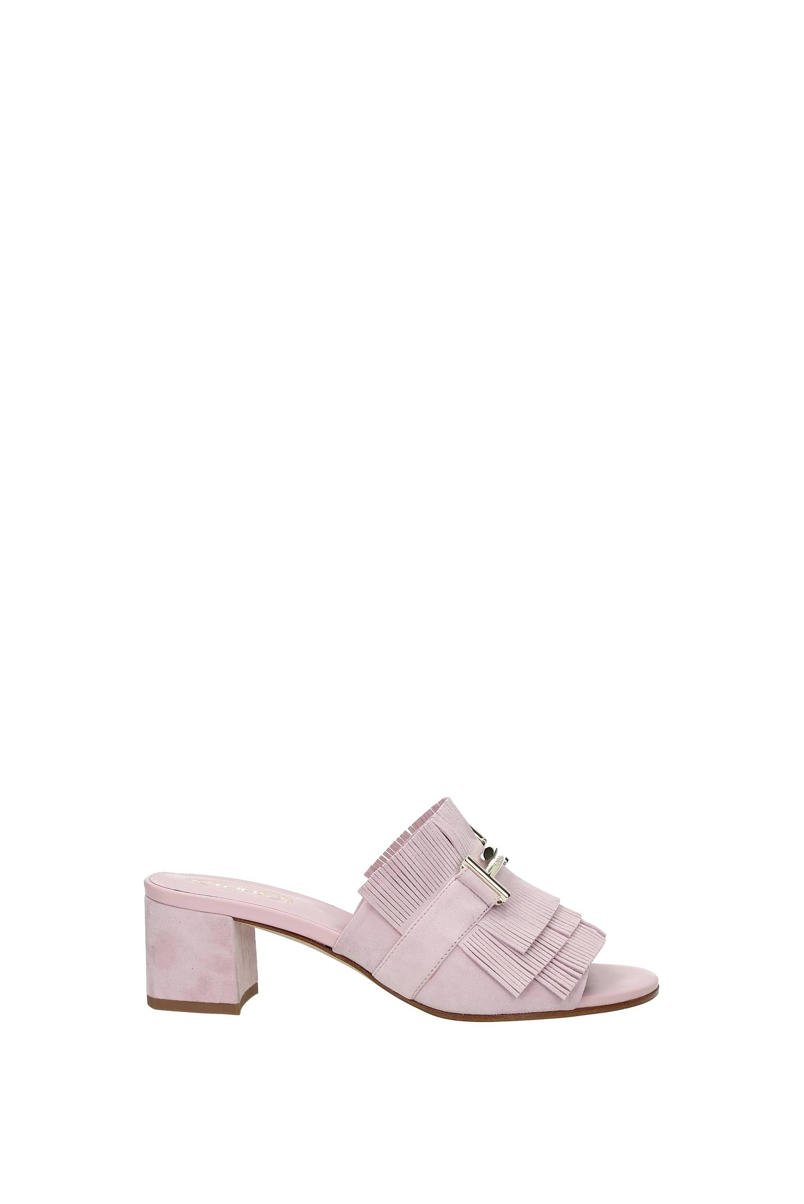 Tod's Sandals Women XXW38A0X700HR0L020 Suede Pink 247,5€