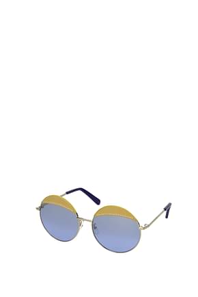 Loewe Sunglasses Women Metal Gold Oat