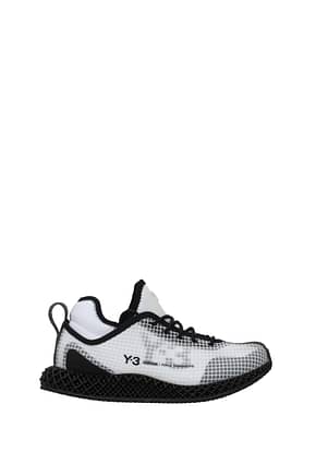 Y3 Yamamoto Sneakers adidas runner Men Fabric  White Black