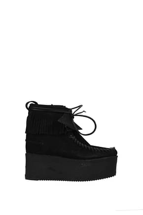 Palm Angels Ankle boots Women Suede Black