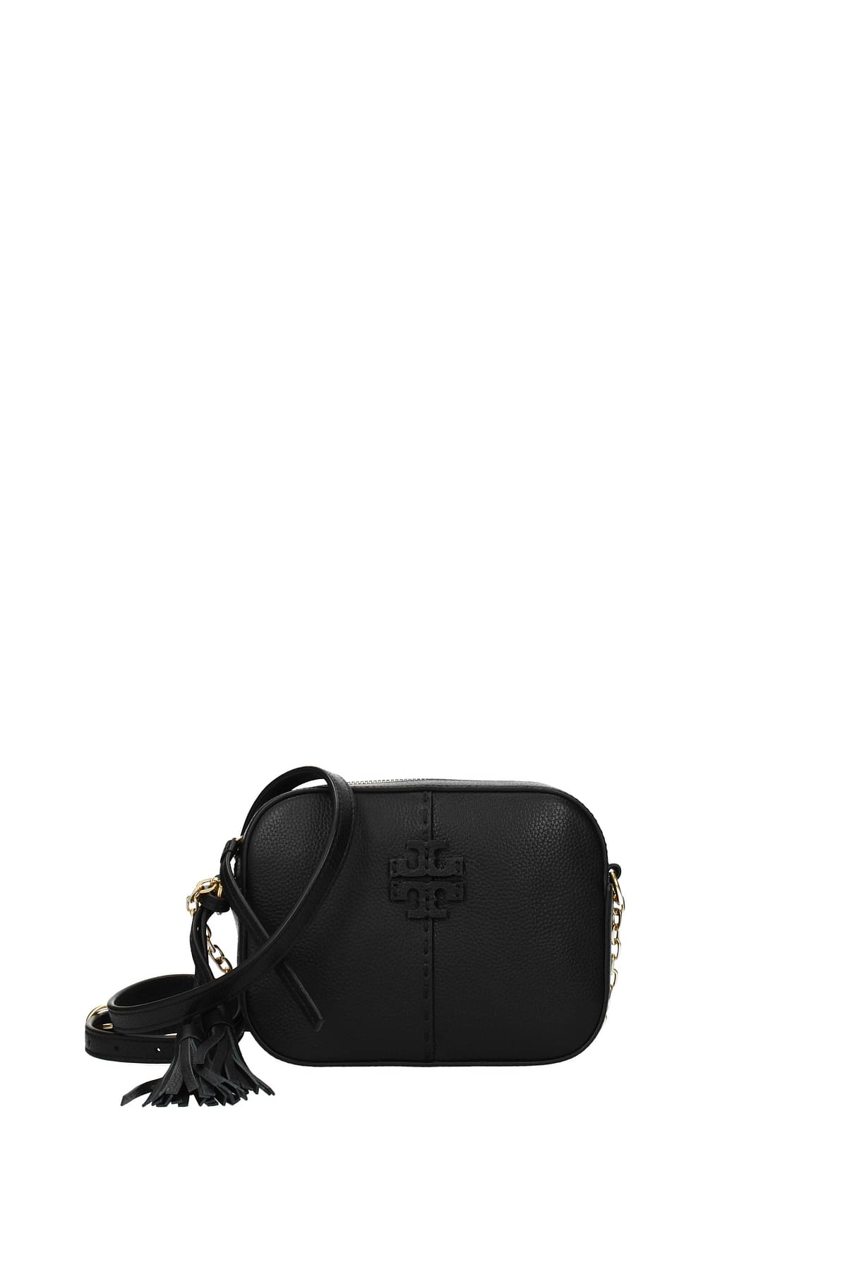 NWT Tory Burch mcgraw crossbody bag black with gold hardware
