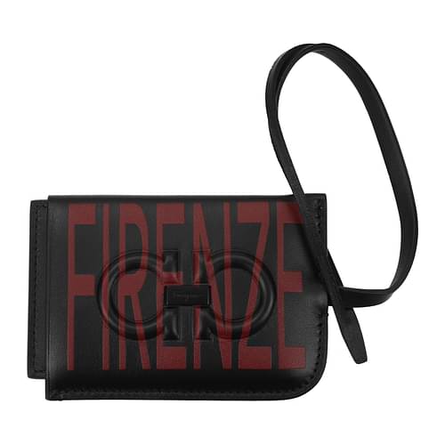 Fendi Men's Messenger Bag Stamp Black Bag