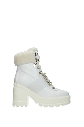Roger Vivier Ankle boots Women Leather White
