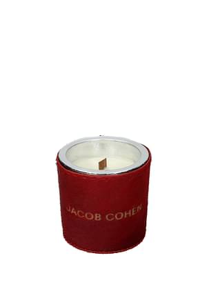 Jacob Cohen Geschenk handmade scented soy candle Damen Ponyfell Rot Lippenstift