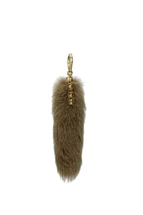 Moncler Key rings Women Eco Fur Brown