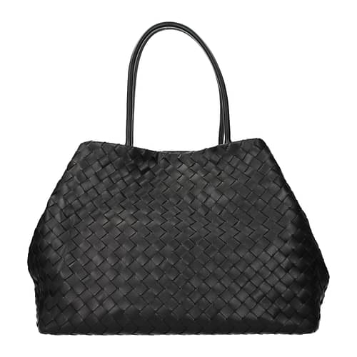 Bottega Veneta Borsa Leather Crossbody Bag - Free Shipping