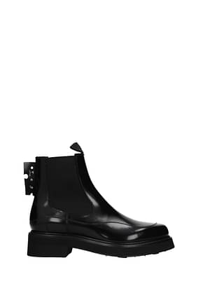 Off-White Ankle boots chelsea Women Leather Black