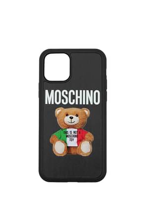 Moschino iPhoneカバー iphone 11 Pro 女性 ポリウレタン 黒