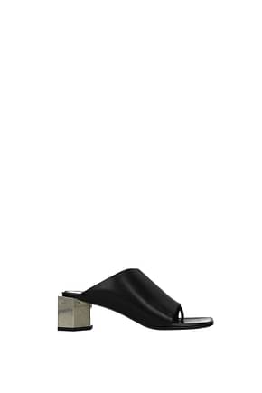 Off-White Sandals Women Leather Black