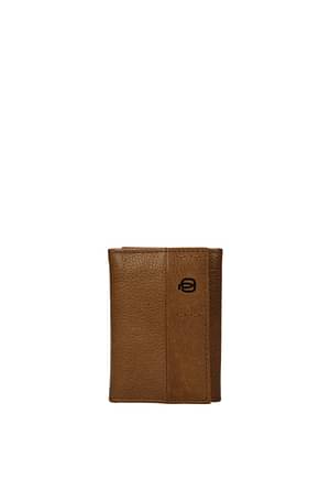 Piquadro Document holders Men Leather Brown Leather