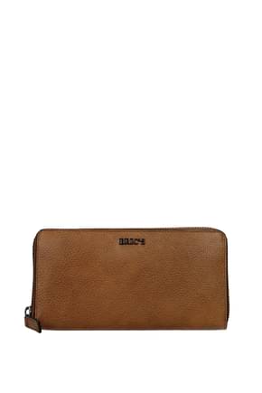 Bric's Wallets Women Leather Brown Leather