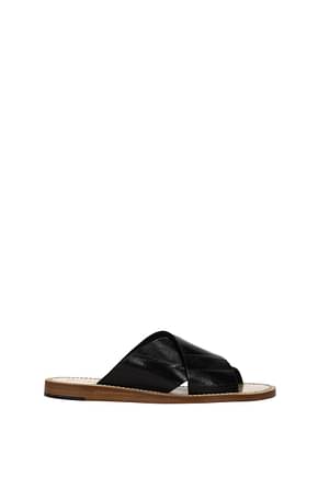 Dolce&Gabbana Slippers and clogs Men Eel Black