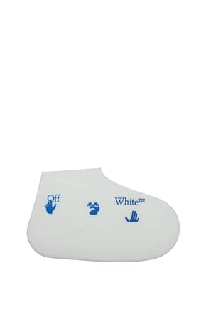 Off-White Geschenk shoe cover Herren Silikon Weiß Blau
