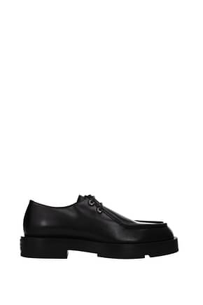 Givenchy Lace up and Monkstrap squared Men Leather Black