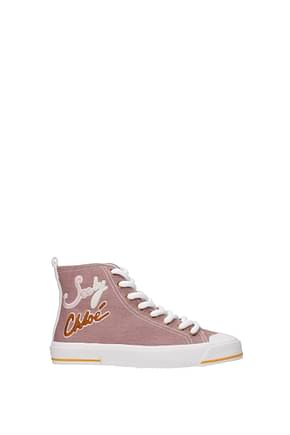 See by Chloé Sneakers Donna Tessuto Rosa Rosa Carne