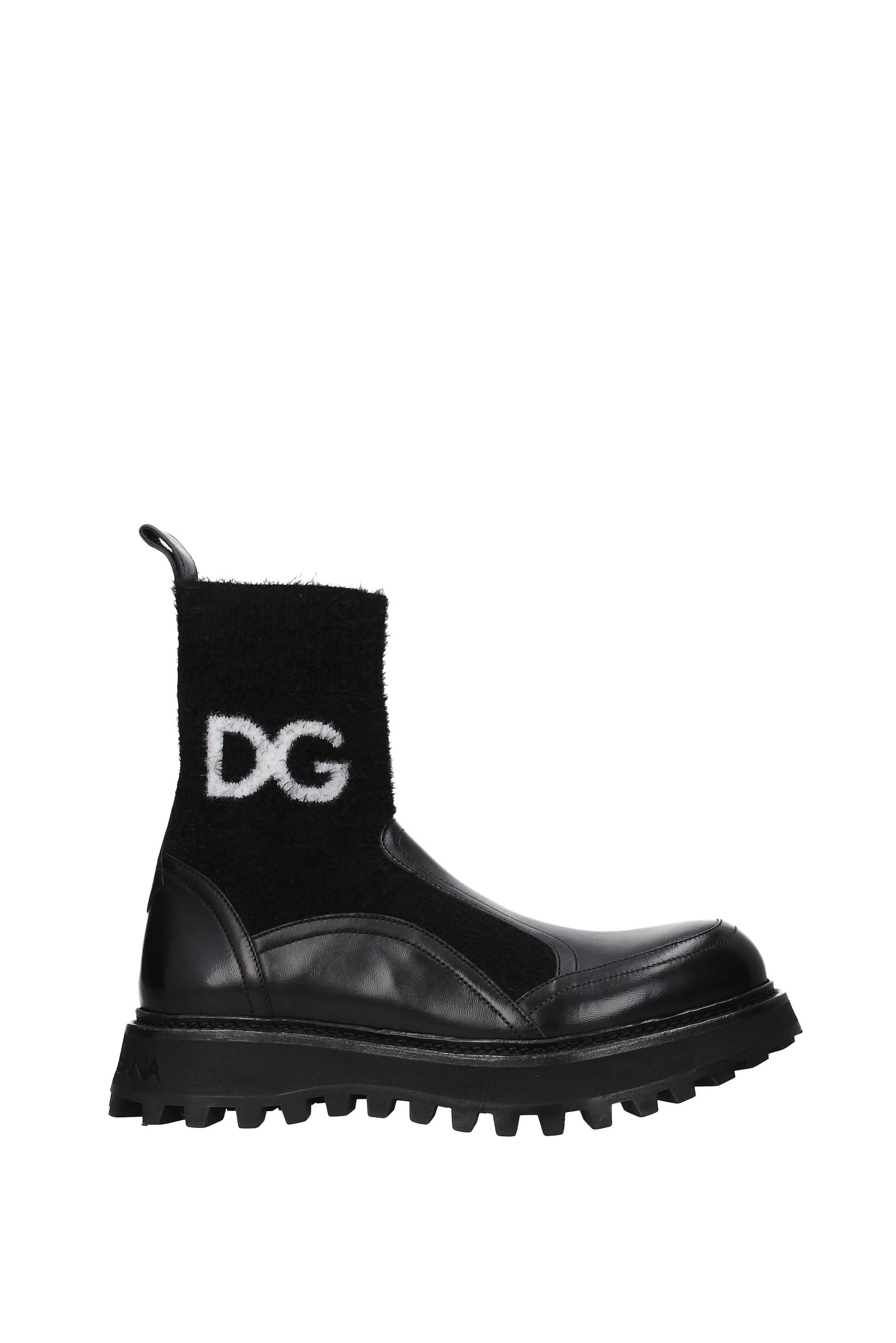 Dolce&Gabbana 踝靴男士A60365AO9068B956 皮革黑色417,38€