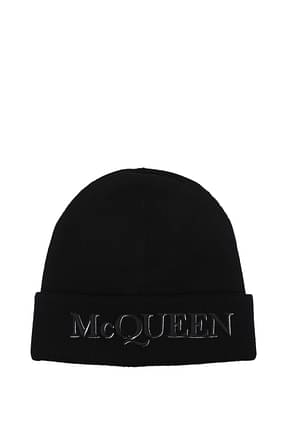 Alexander McQueen Hats Men Wool Black
