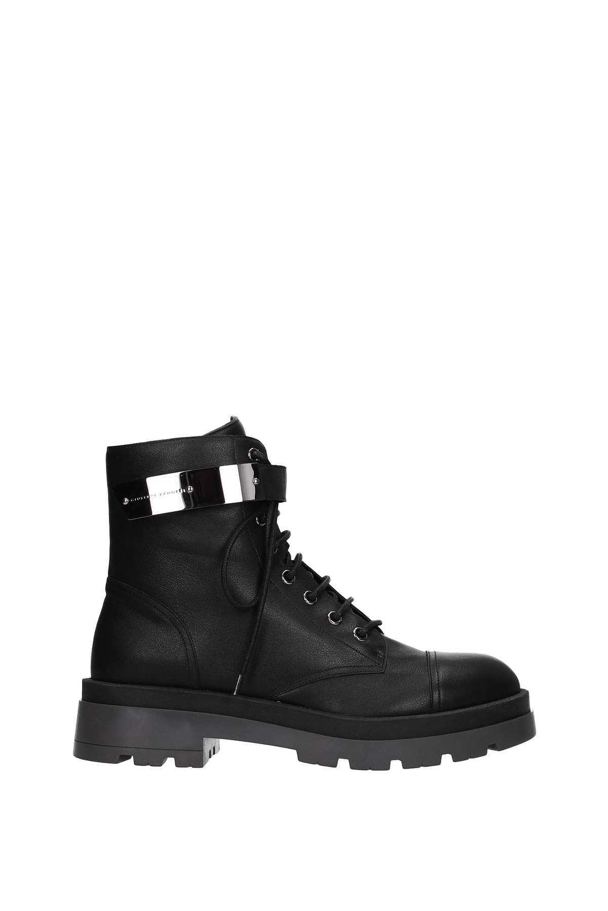 Giuseppe Ankle Boot rombos Men IU10023ROMBOSNOBELNERO Leather 487,55€