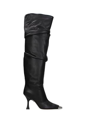 Sergio Rossi Boots Women Leather Black
