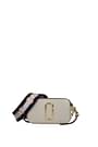 Marc Jacobs Crossbody Bag Women Leather Gray Pink