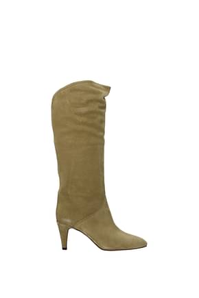 Isabel Marant Boots Women Suede Green