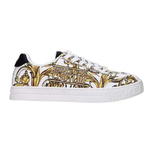 Versace Sneakers couture Men White Gold 156€
