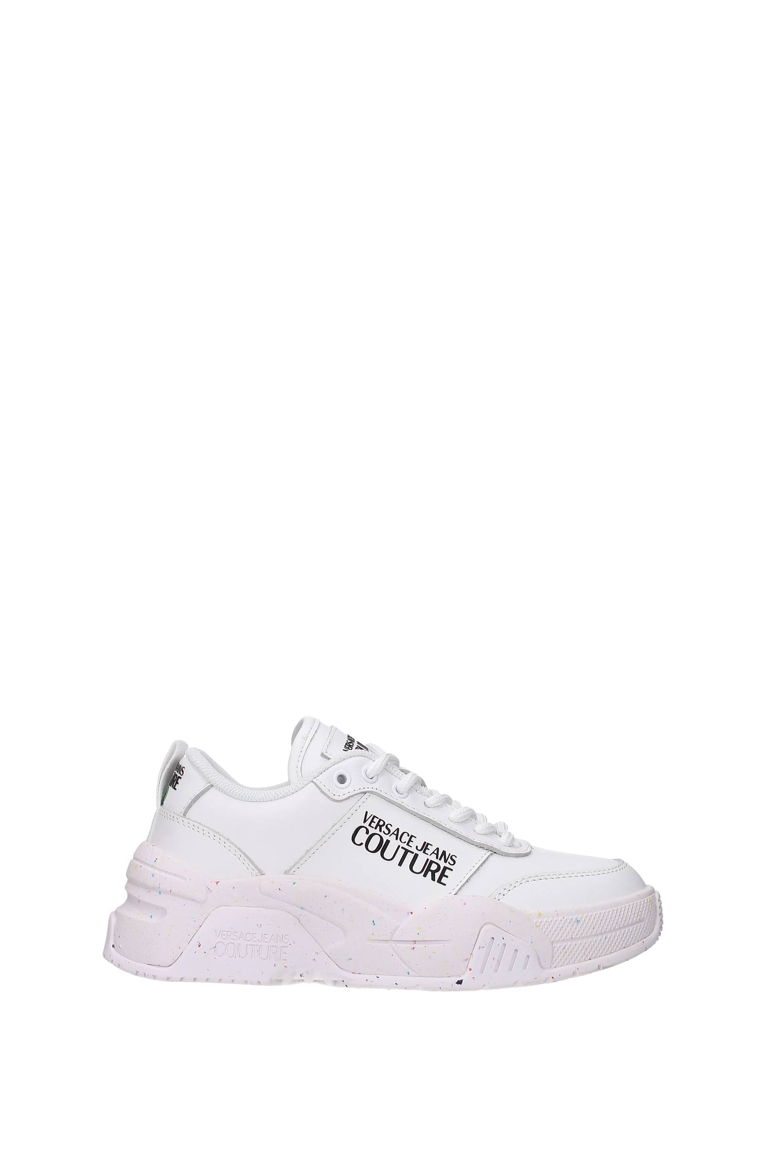 Versace Jeans Couture logo-print Leather low-top Sneakers - Farfetch