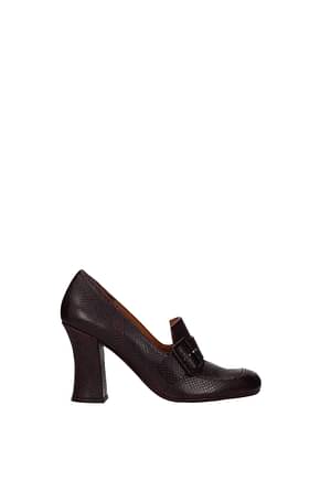 Chie Mihara Pumps Women Leather Violet Wine