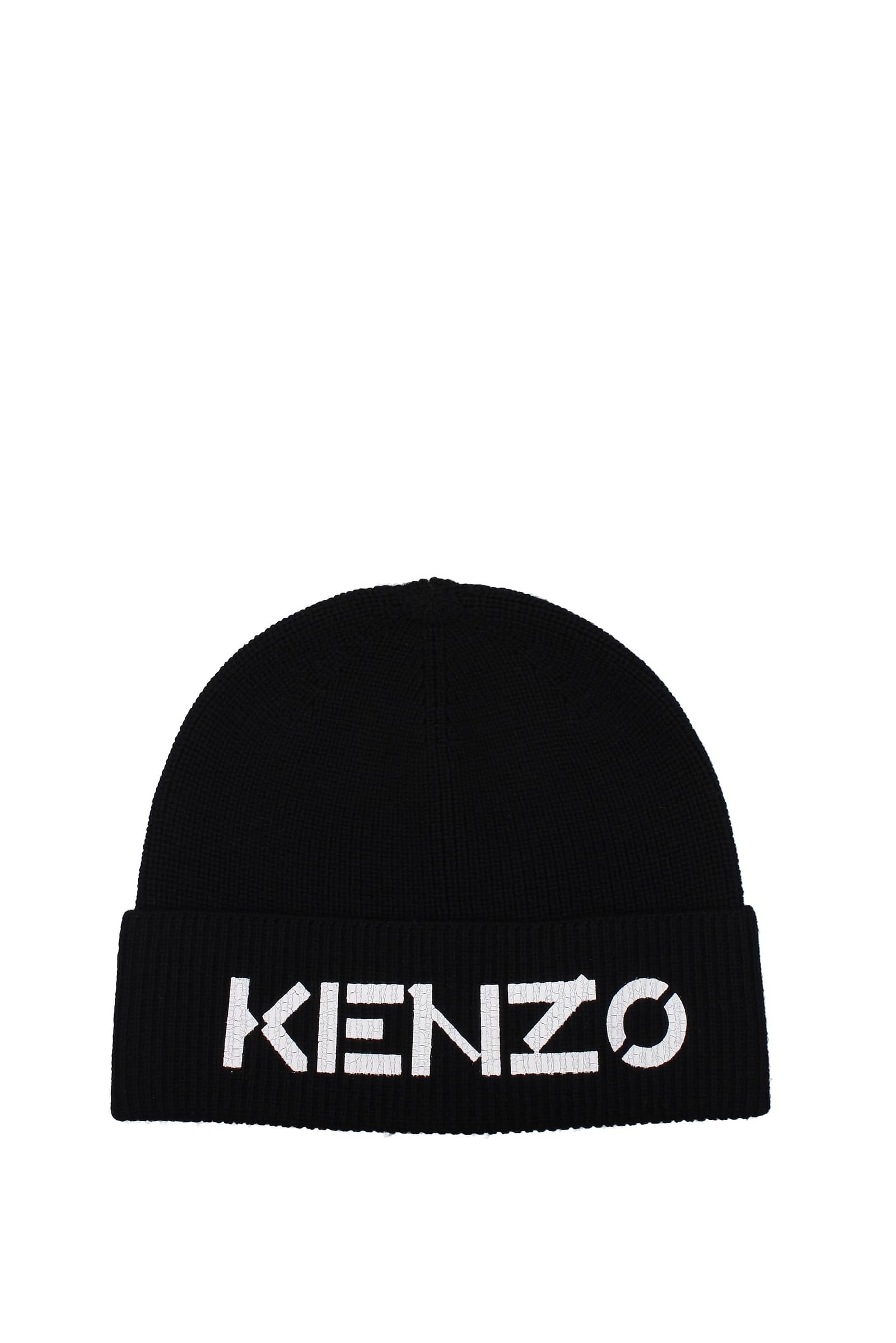 Kenzo 帽子 男性 8BU111KEK99 ウール 黒 54€
