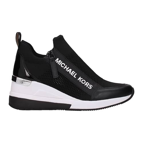 Spoedig Onderzoek Twee graden Michael Kors Sneakers willis Women 43S2WIFS1DBLACK Fabric 195€