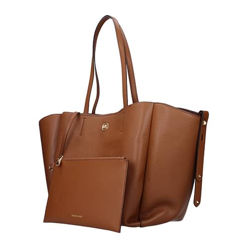 Michael Kors - Women's Shoulder Bags - Brown - Leather