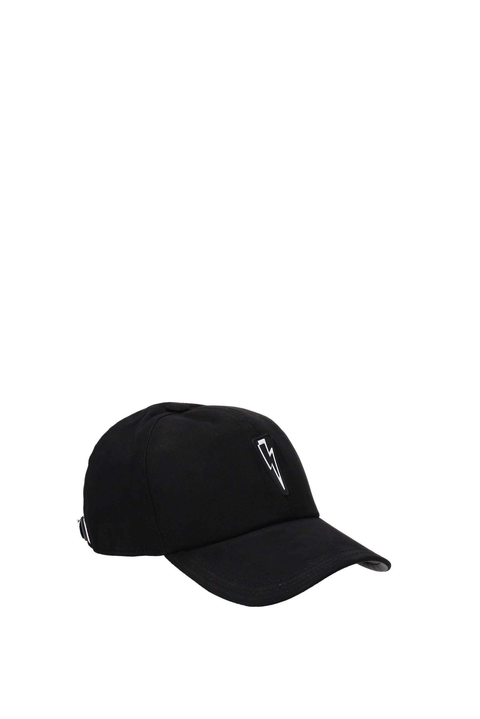 Neil Barrett Hats Men PBCP301DN950501 Cotton Black 121,88€