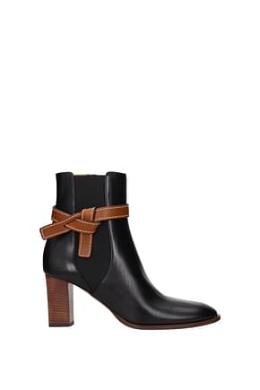 Loewe Ankle boots Women Leather Black Brown