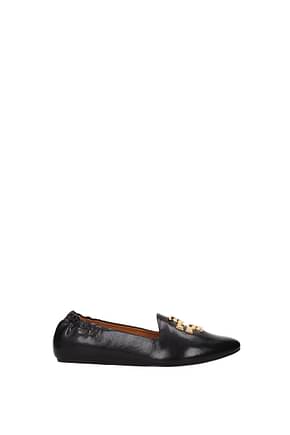 Tory Burch Loafers Women Leather Black