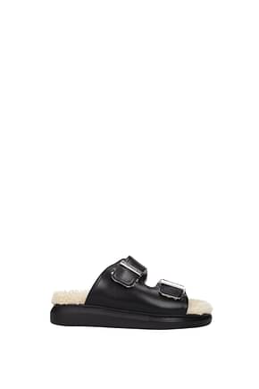 Alexander McQueen Slippers and clogs Women Leather Black