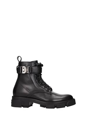 Givenchy Ankle Boot Men Leather Black