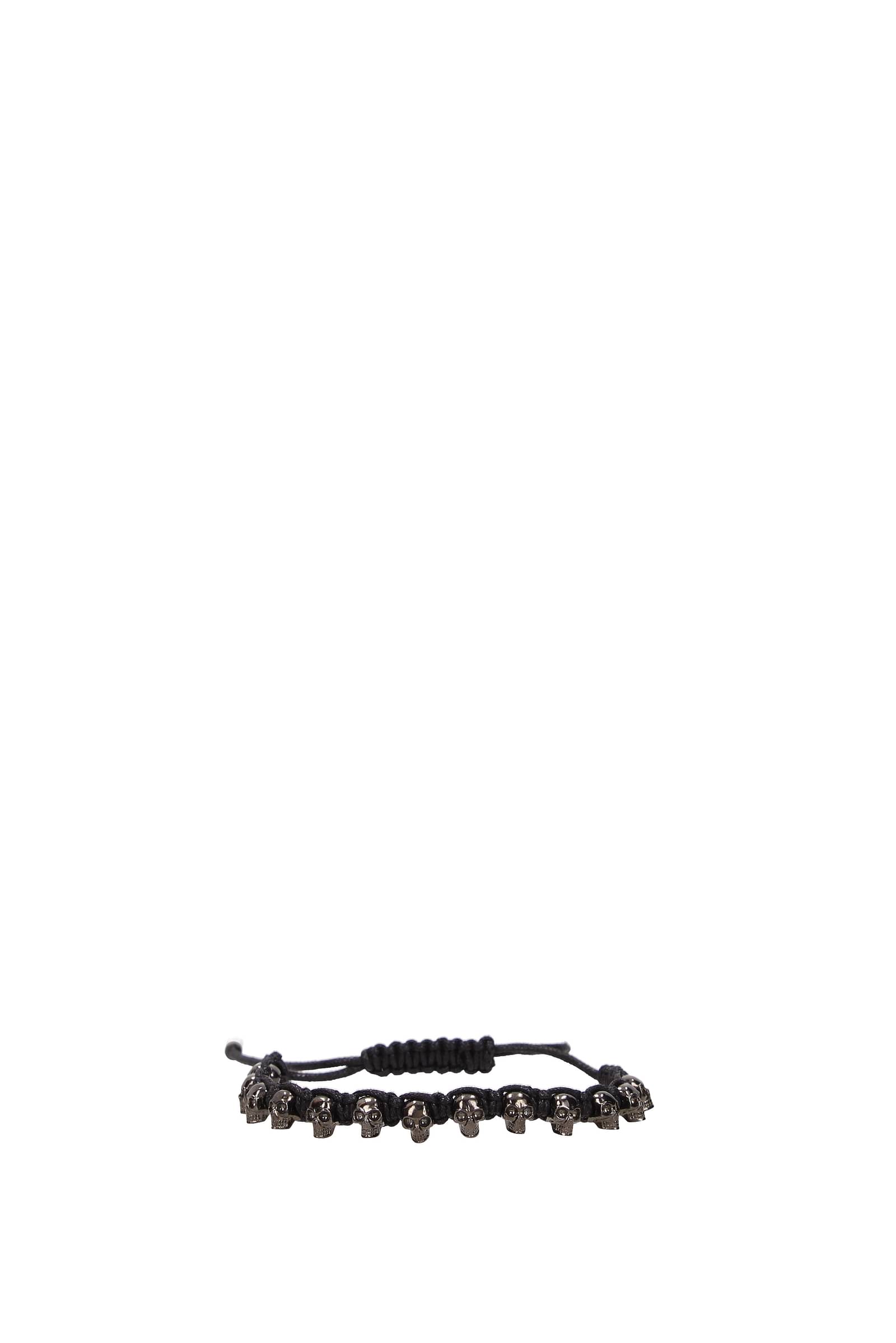 Shop alexander mcqueen 2023-24FW Bracelets (7359181MAAA1000, 7359181MAAA,  735918 1MAAA 1000, 735918 1MAAA, SKULL BRAIDED LEATHER BRACELET) by  CiaoItalia | BUYMA