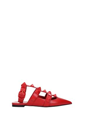 Valentino Garavani Sandals Women Leather Red