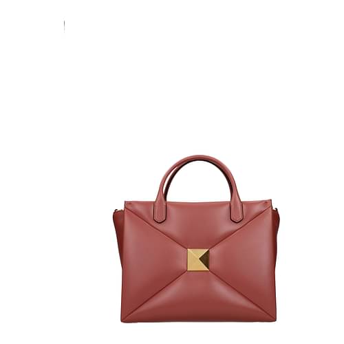 Red Grained-leather tote bag, Valentino Garavani