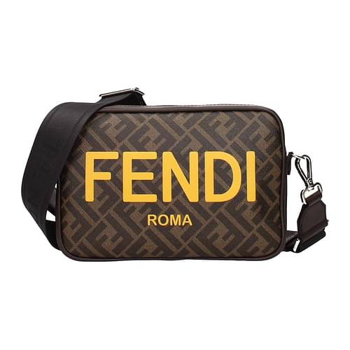 Fendi Crossbody Bag camera case Men 7M0286AJJ4F1HR8 Fabric Brown 841,5€