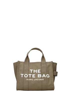 Marc Jacobs Borse a Mano the tote bag Donna Tessuto Verde Ardesia