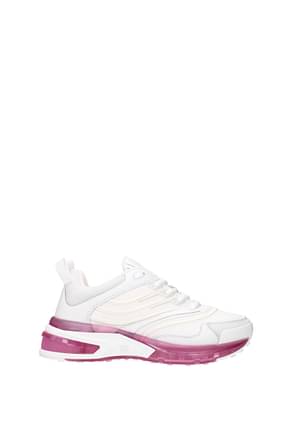 Givenchy Sneakers giv 1 Donna Pelle Bianco Fuxia