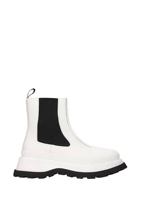 Jil Sander Ankle boots Women Leather White Off White