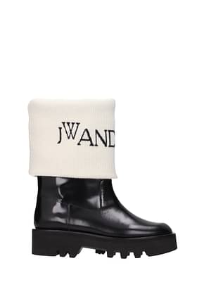 Jw Anderson Ankle boots Women Leather Black White