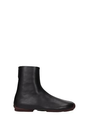 Burberry Ankle Boot Men Leather Black