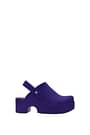 Xocoi Slippers and clogs Women Fabric  Violet